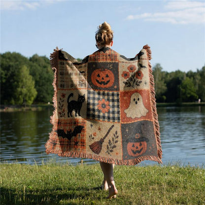 Boo & Beyond Halloween Patchwork Blanket